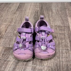 Toddler keen shoe purple